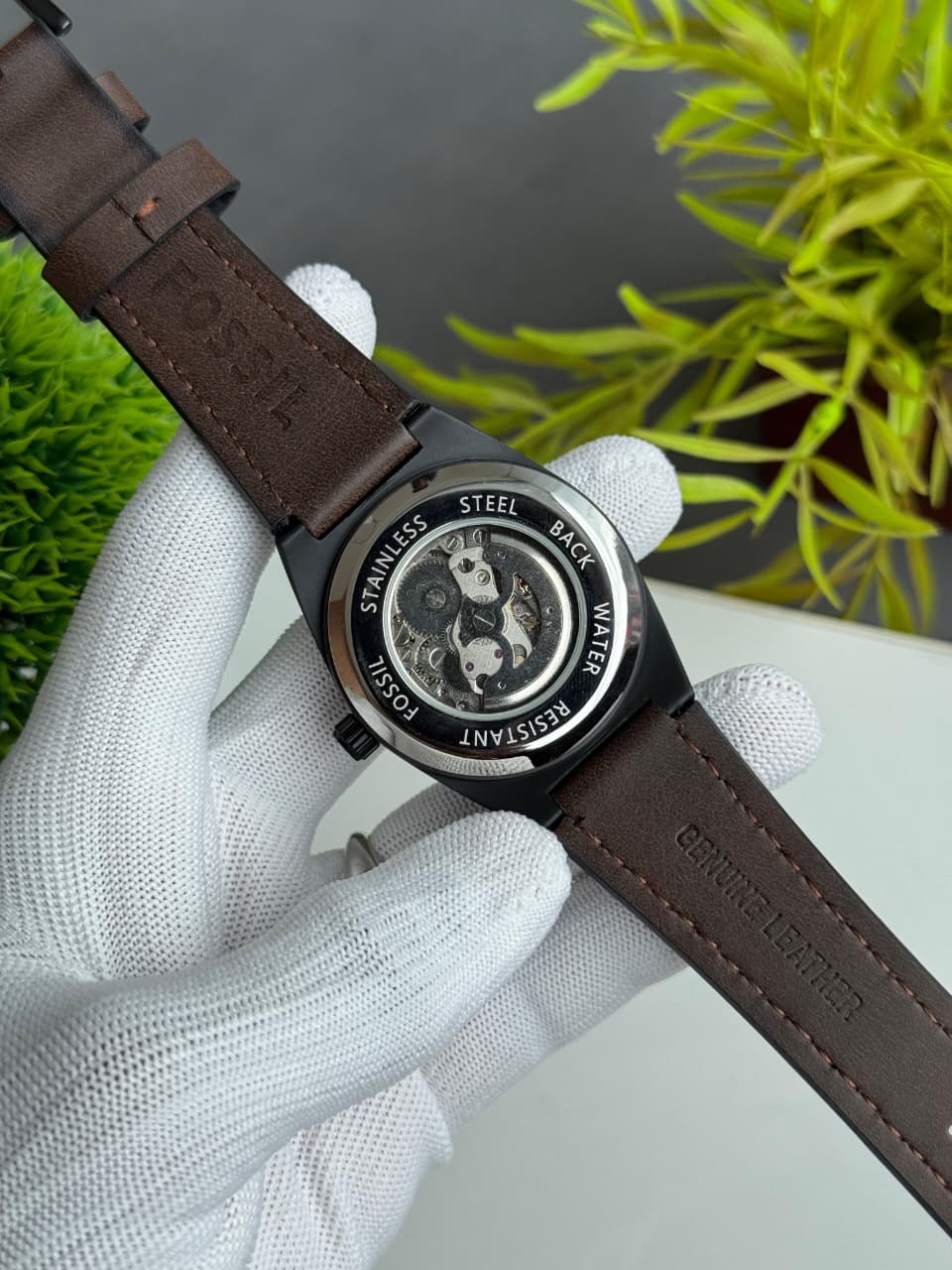 Fossil Averett Automatic Leather Belt Edition ME3207
