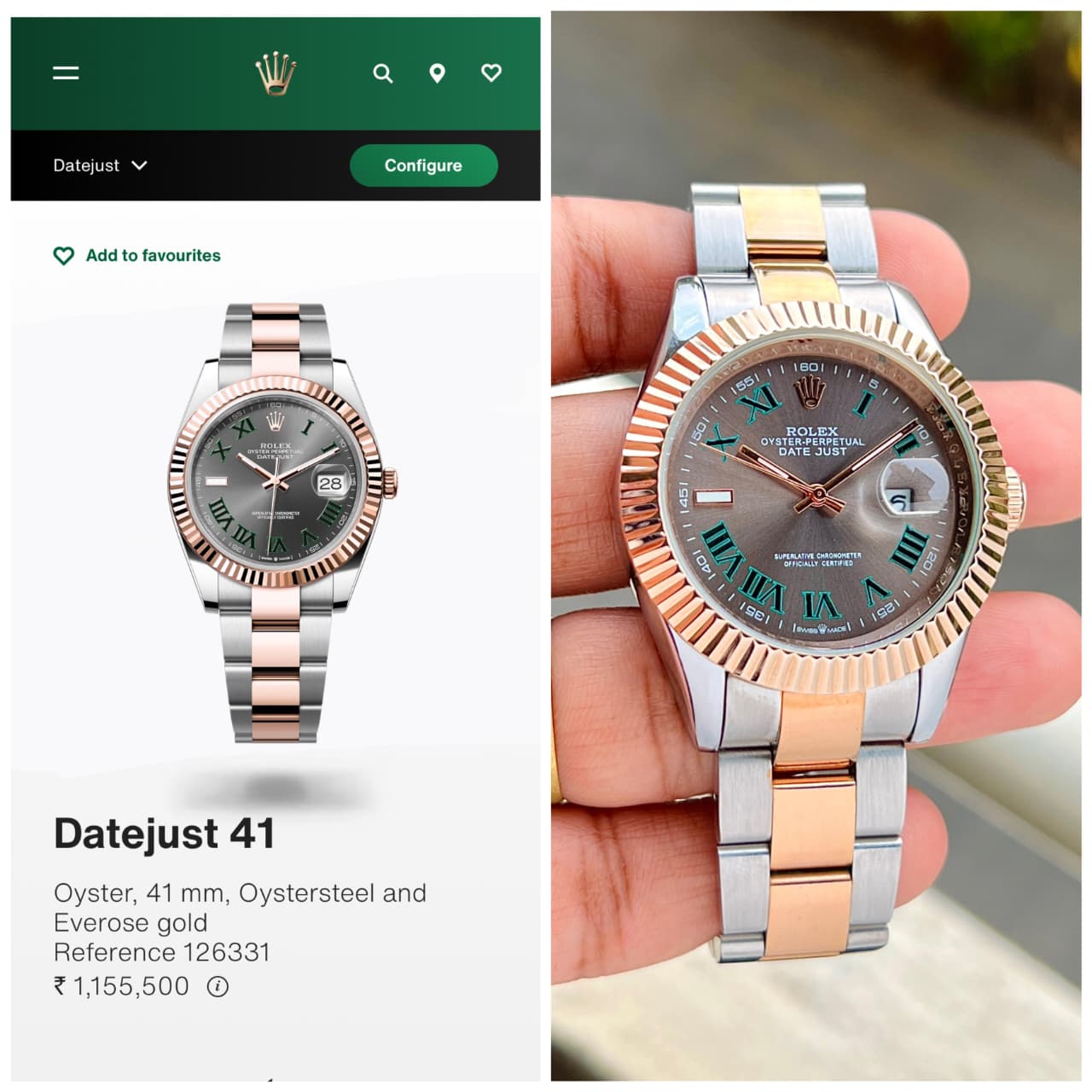 Rolex Oyster Perpetual Automatic 40 MM Dail Watch