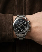 Tag Heuer Carrera Calibre 02 Silver With Black dail