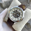 Fossil Grant Automatic Leather Brown