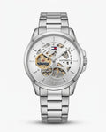 Tommy Hilfiger skeleton automatic Silver - White 🤍