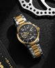 Tommy Hilfiger skeleton automatic 2 ton gold - black 📸💥