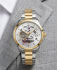 Tommy Hilfiger skeleton automatic 2 ton gold - white 📸💥