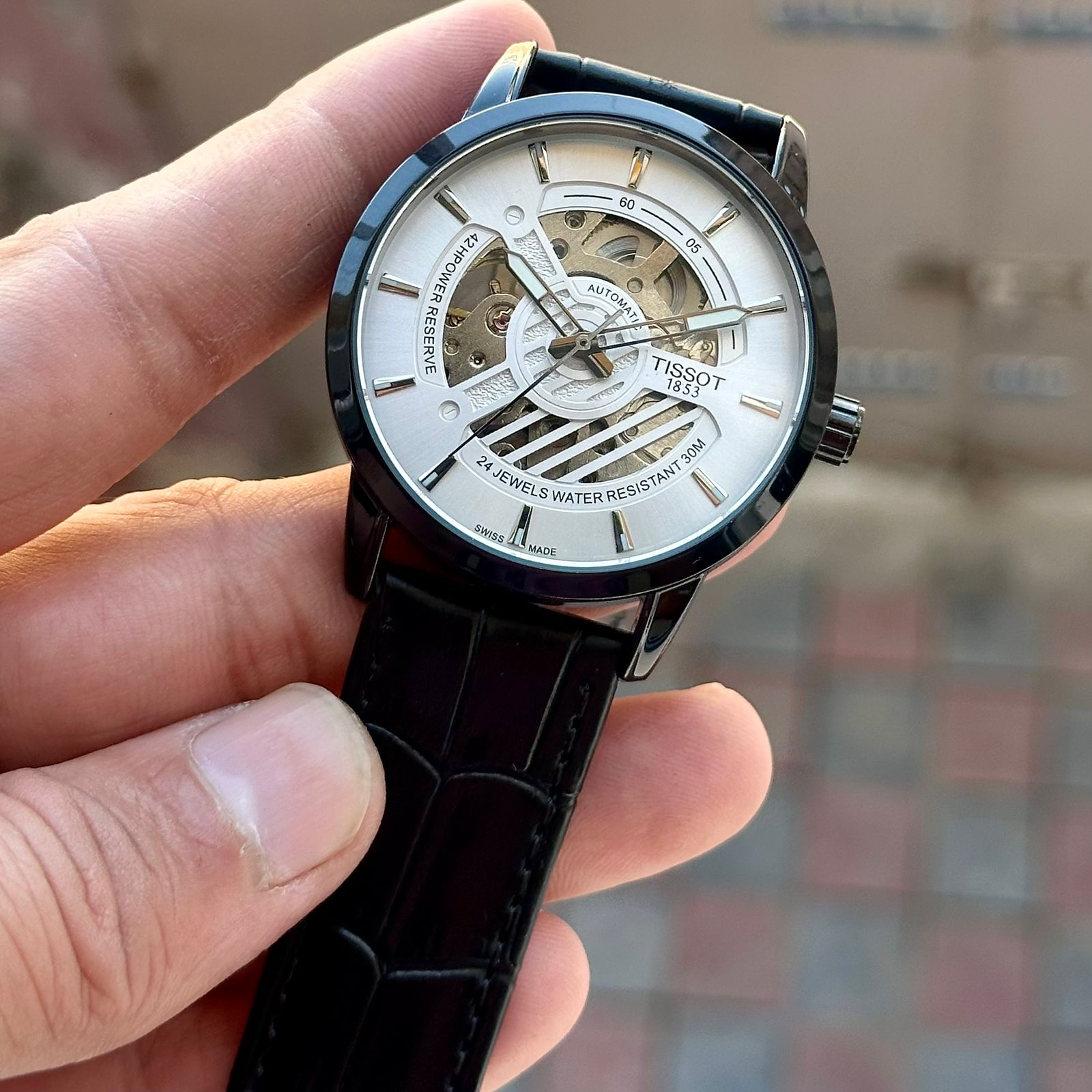 Tissot Automatic Men Watch Leather Strape