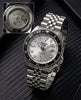 Seiko 5 Sports GMT Movement Like  Back Open Quartz Machine Date Working