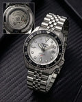 Seiko 5 Sports GMT Movement Like  Back Open Quartz Machine Date Working