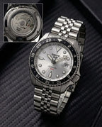 Seiko 5 Sports GMT Movement Like  Back Open Quartz Machine Date Working