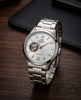 Orient Bambino Open Heart Silver White