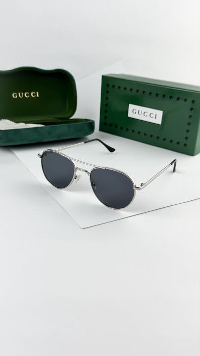 Gucci Silver Black 1091 Premium Glass