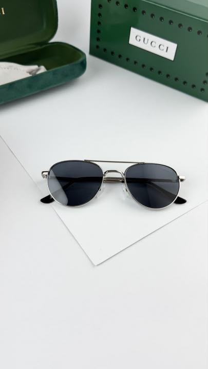 Gucci Silver Black 1091 Premium Glass