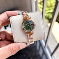 FOSSIL LADIES ROSE & GREEN MODEL