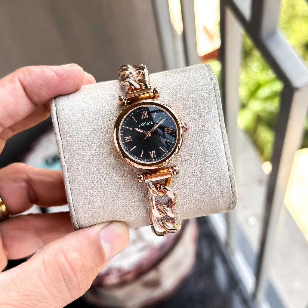 FOSSIL LADIES ROSE & BLACK MODEL