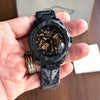Fossil Bronson In Full Black Automatic Museum Back Open
