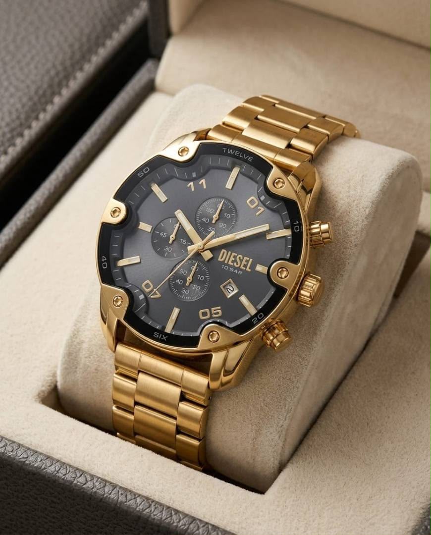 Diesel Spiked Gold With Black