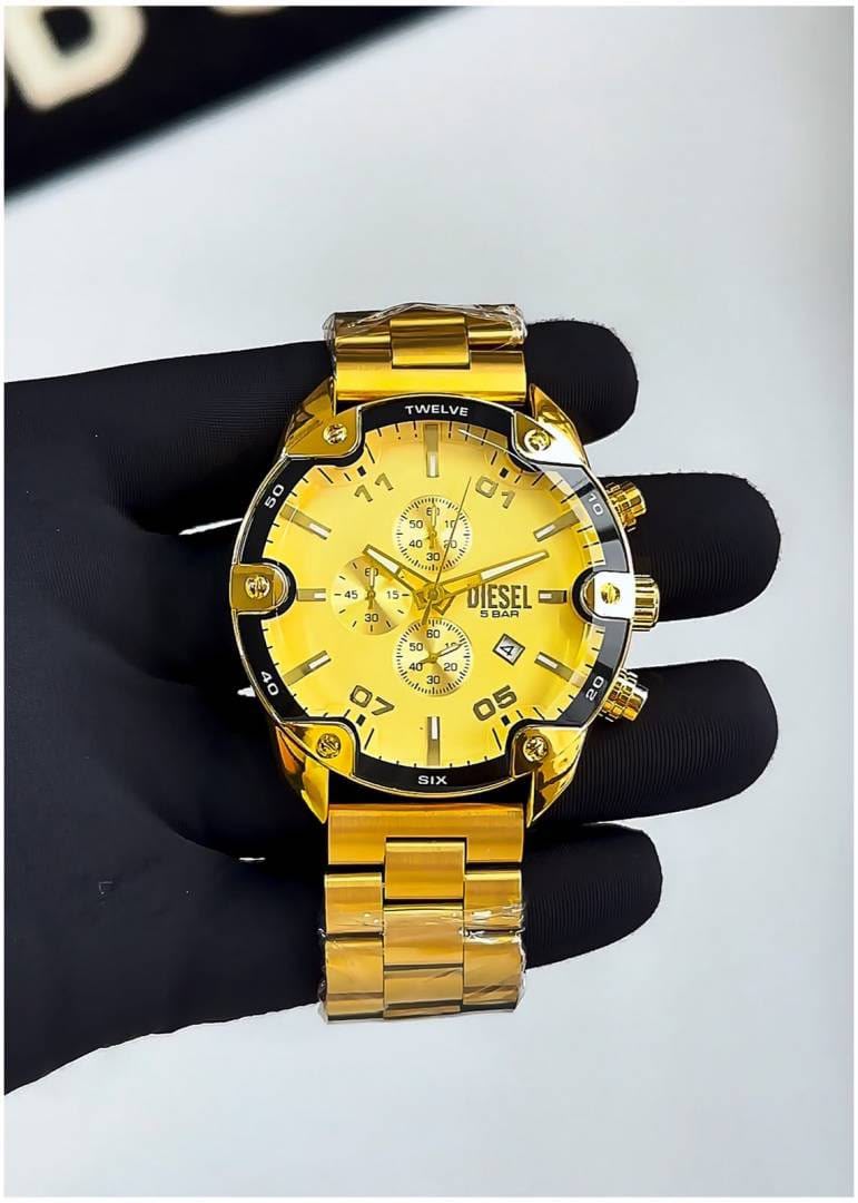 Diesel Spiked Gold With Gold