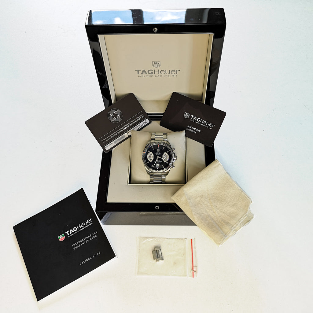 Tag Heuer Carrera Calibre 02 Gold With Green dail