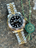 Rolex GMT Master Silver & Gold With Black Dail Edition
