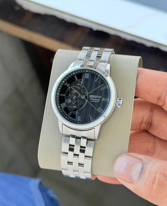 Seiko Presage Silver Strape Watch