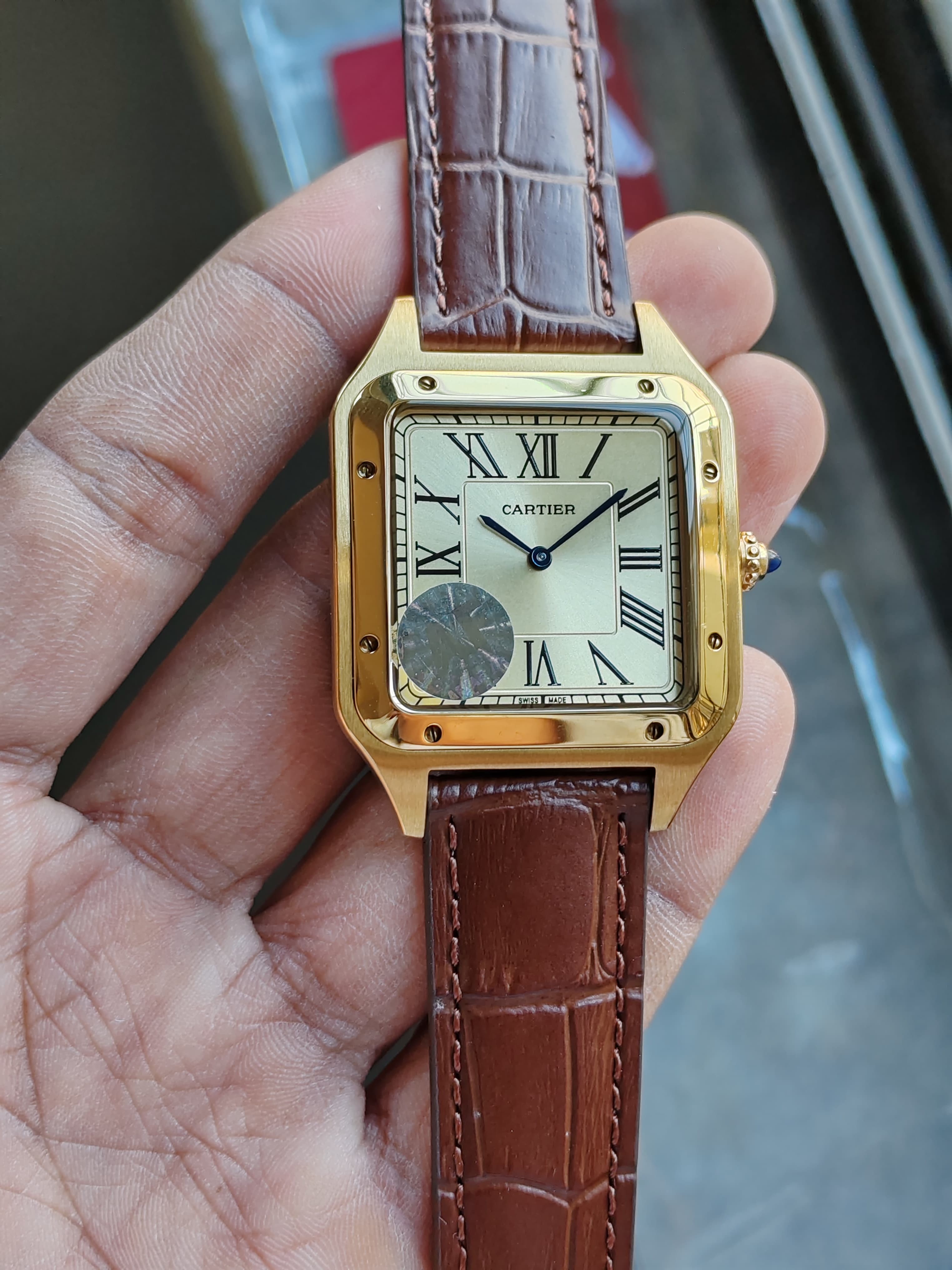 Carti.er Dumont For Him Quartz Japan very high quality