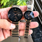 RADO COUPLE WATCH PREMIUM QUALITY ROSE GOLD