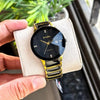 Rado Full Ceramica Black With Gold Watch