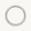 Rolex Oyster Perpetual Land Dweller Diamond Bazel Silver With Tifney Blue