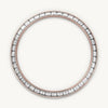 Rolex Oyster Perpetual Land Dweller Diamond Bazel Rose Gold With White Dail