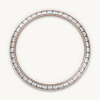 Rolex Oyster Perpetual Land Dweller Diamond Bazel Rose Gold With White Dail