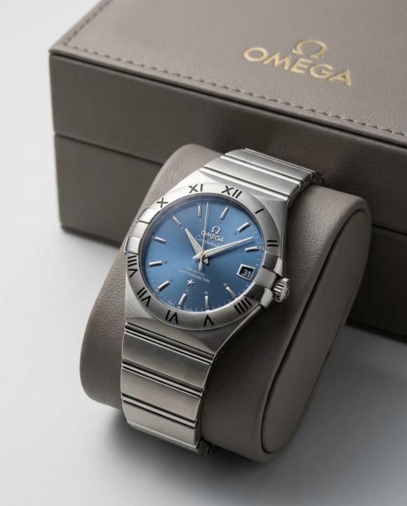 Omega Constellation Best Purpose in Silver Blue Dail