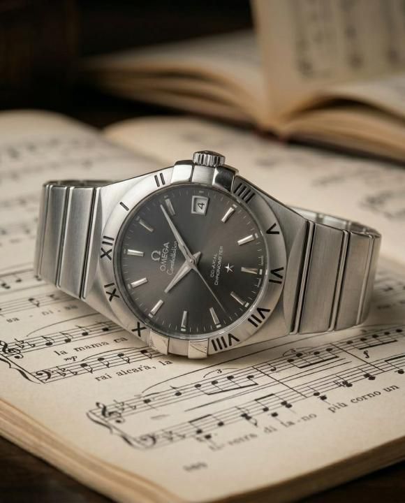Omega Constellation Silver with Gray Dail