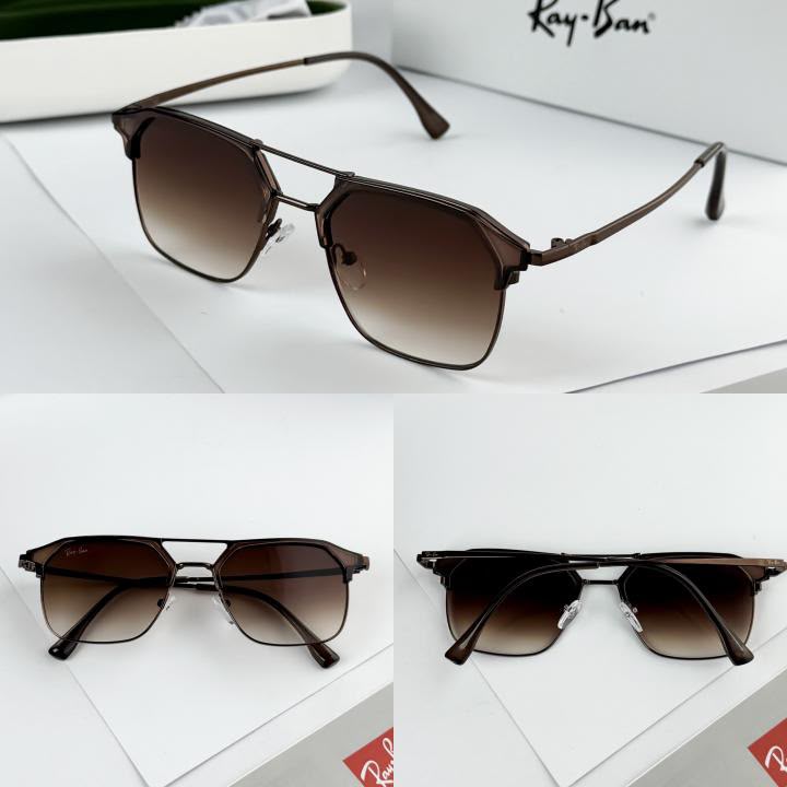 RAYBAN BROWN SHADED METAL 🤘