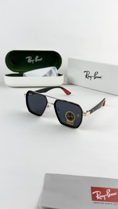 RAYBAN GOLD BLACK 10