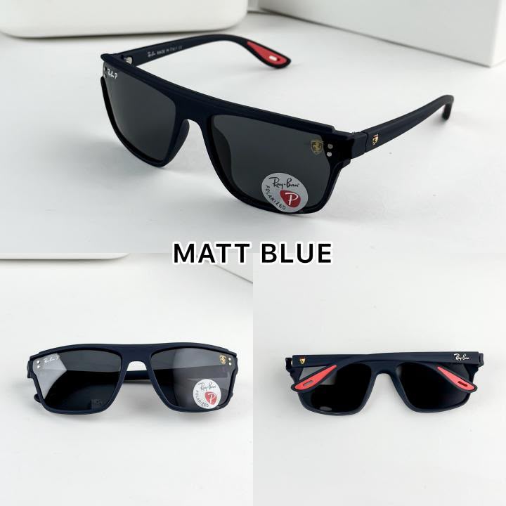 RAYBAN MATTE BLUE 3576