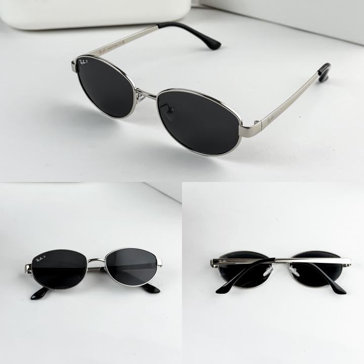 RAYBA SILVER BLACK 3774-84
