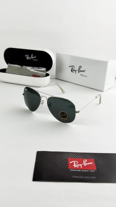 RAYBAN SILVER BLACK 3026-102