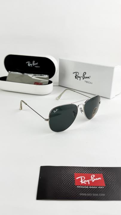 RAYBAN SILVER BLACK 3026-102