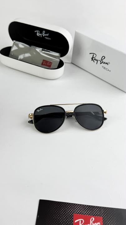 RAYBAN GOLD BLACK 3609-102