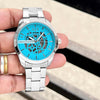 Armani exchange Silver With Tifney Blue