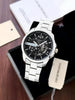 Armani Exchange silver With Black Dail
