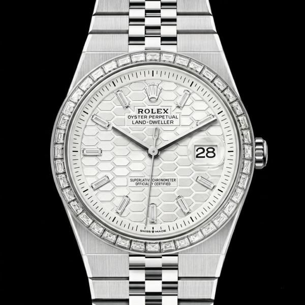 Rolex Oyster Perpetual Land Dweller Diamond Bazel