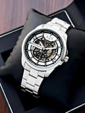Armani Exchange Automatic Silver With Black