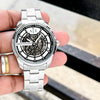 Armani Exchange Automatic Silver With Black