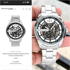 Armani Exchange Automatic Silver With Black