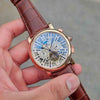 Cartier Leather Brown Automatic Watch