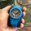 Audemars Piguet Skeleton AP Royal Oak Dark blue Skeleton Metal