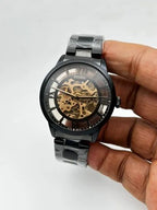 Fossil Townsman Black Metal Automatic