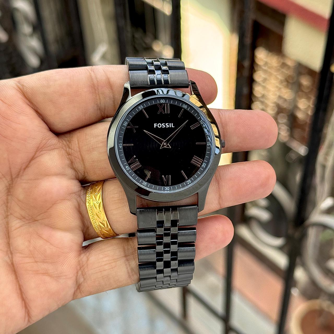 Fossil Full Slim Model Chain Belt Full Z-Black Edition
