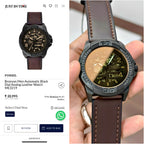 Fossil Bronson Full Automatic With Leather Belt ME3219