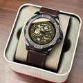 Fossil Bronson Full Automatic With Leather Belt ME3219