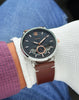 Fossil Automatic Machine In Leather Belt